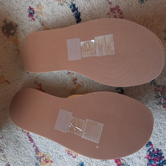 NIB Madewell Puffy Woven Slides in Leather 8.5 - Picture 2 of 4